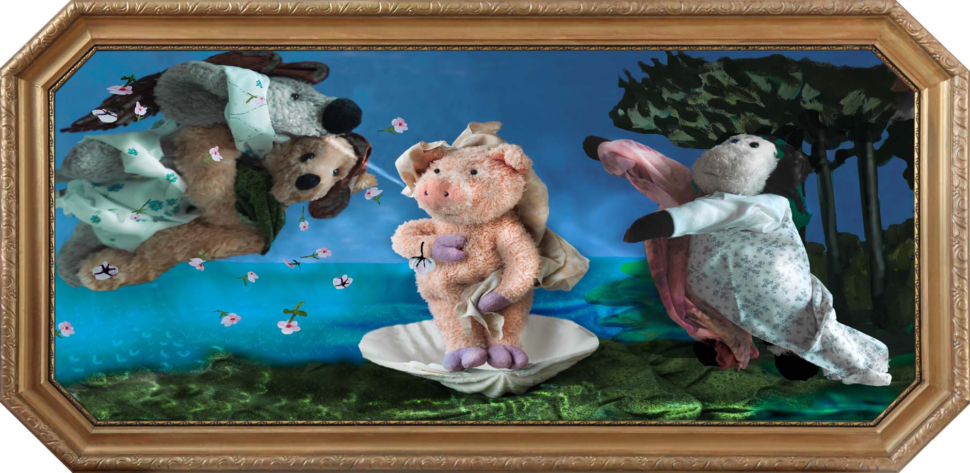 The Birth of venus - Sandro Botticelli 2023 lambda impression 25 x 50 in.